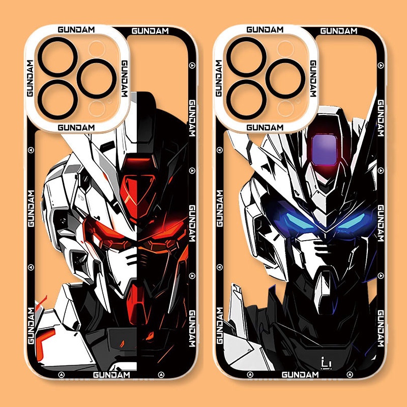 Ôp Điện Thoại Dẻo Trong Suốt Họa Tiết Hoạt Hình gundam Dễ Thương Cho Samsung Galaxy A24 A14 A33 A73 A34 A54 A70 A22 Note 9 10 Plus 20 S9 S10 S23 S20 FE S21 S22 Ultra 5G Ốp