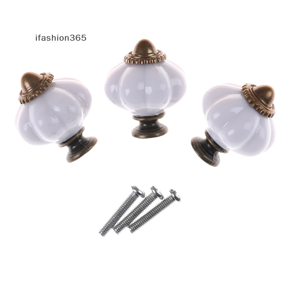 Tay Nắm Cửa Tủ Màu Trắng Phong Cách Vintage Thời Trang ifashion365