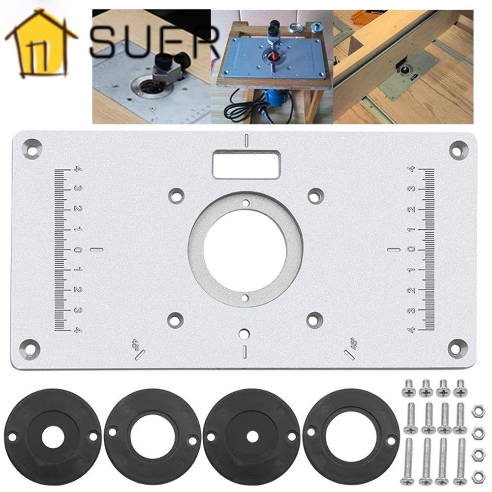 Giày SUENIN Chạm Khắc Độc Đáo Cá Tính|Bàn Định Tuyến Gỗ Nhôm Đa Năng