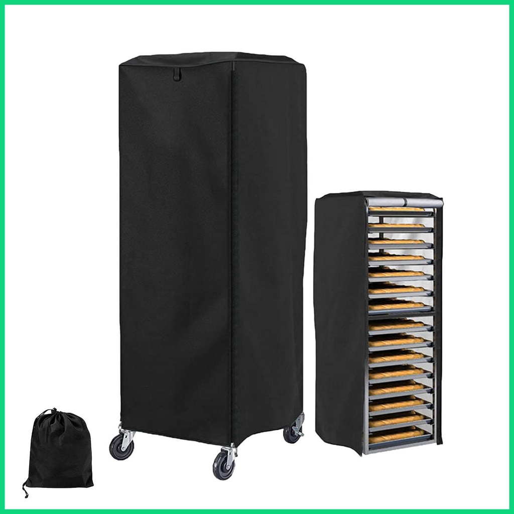 Bộ 2 Tấm Bọc Giá Đỡ Chảo 2 Dây Kéo 23.2 * 28.3 * 64.1in 420D Bằng Vải Oxford Chống Nước Chống Bụi Màu Bạc