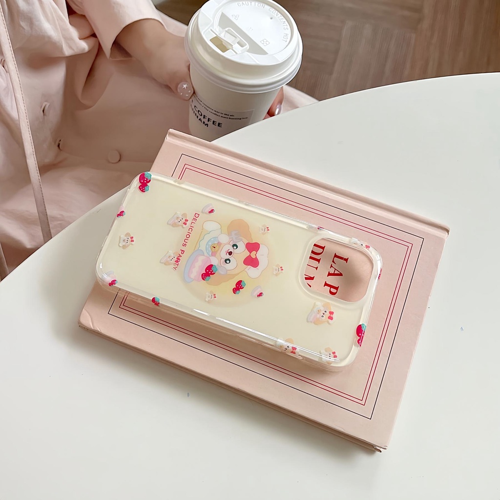 Ốp Điện Thoại Imd Trong Suốt Họa Tiết Hoạt Hình Cún Dễ Thương Cho iPhone 14 13 12 11 PRO MAX