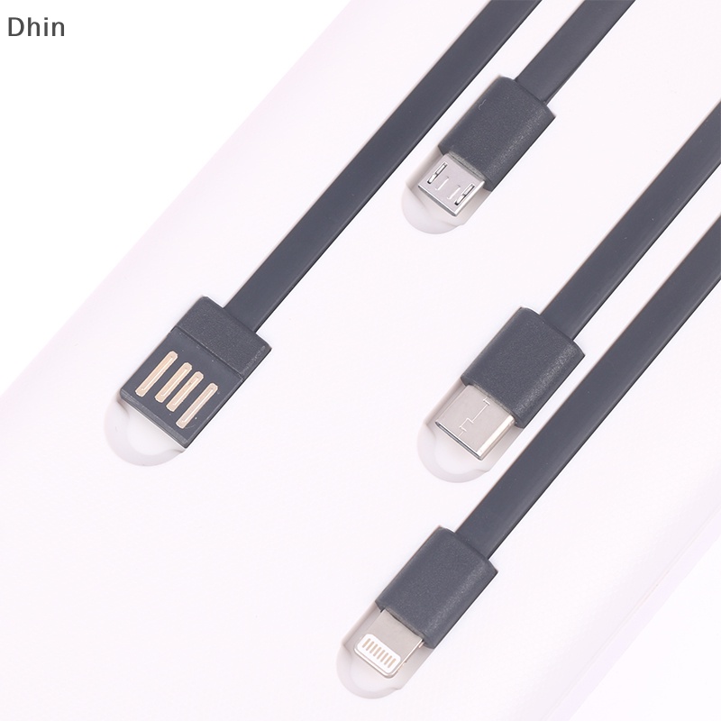 Set 7 Hộp DIY Đi Kèm 4 Dây Điện 18650 Case 5V 2.1A Màn Hình LCD Kỹ Thuật Số Có Đèn Pin Cho IP Xiaomi Huawei