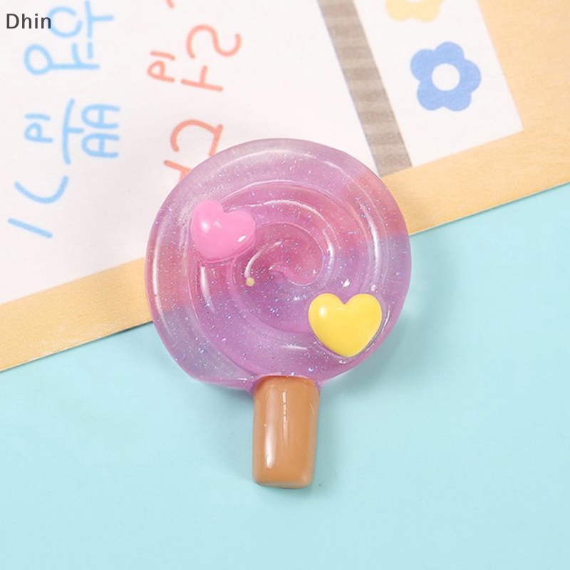 Bộ 5 Kẹo Mút Trong Suốt Bằng Nhựa Dùng Trang Trí Sổ Tay DIY