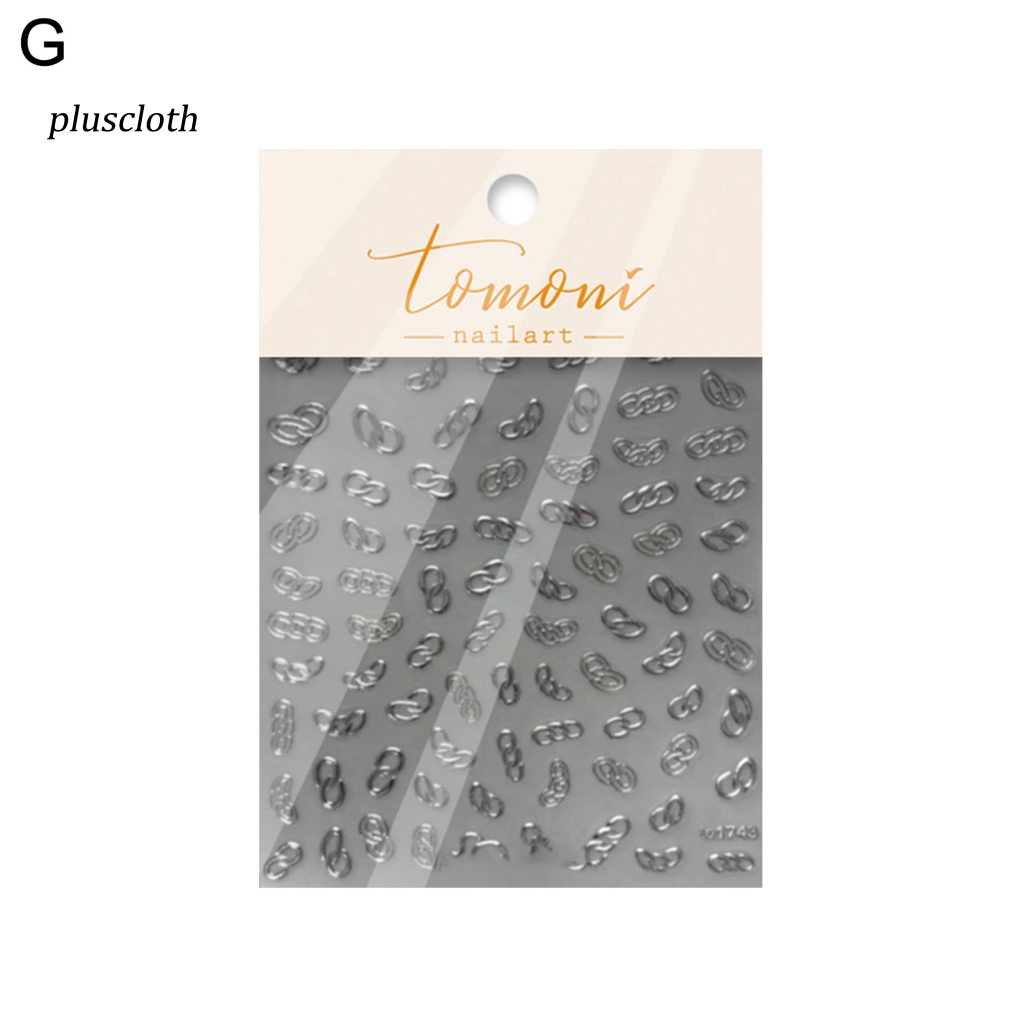 Miếng Dán Trang Trí Móng Tay Tự Dính Không Phai Màu Phong Cách Ins DIY 5D