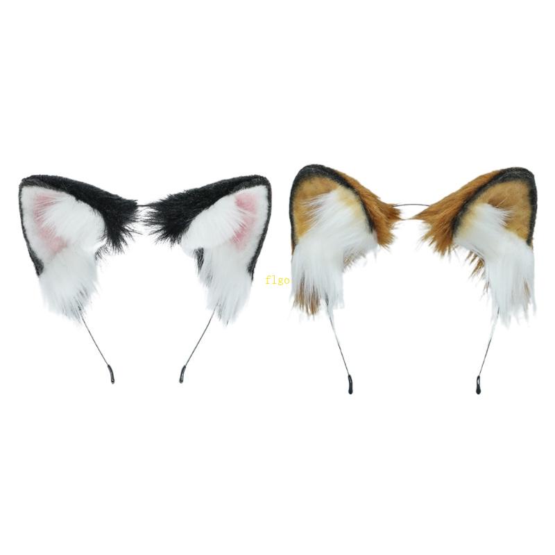 Băng Đô Tai Cún Nhồi Bông Dễ Thương Dành Cho Hóa Trang