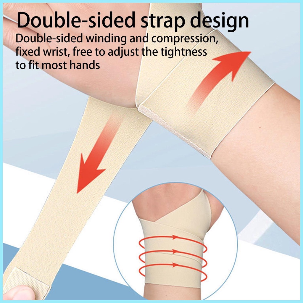 Đai Quấn Cổ Tay Hỗ Trợ Tập Yoga / Thể Hình Bằng Vải Lycra Tùy Chỉnh Tiện Dụng