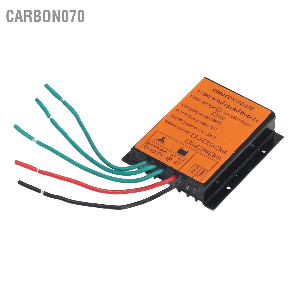 Carbon070 Bộ điều khiển sạc gió 48V 600W MPPT Sạc điện áp thấp IP67 Bảo vệ Step Up năng lượng