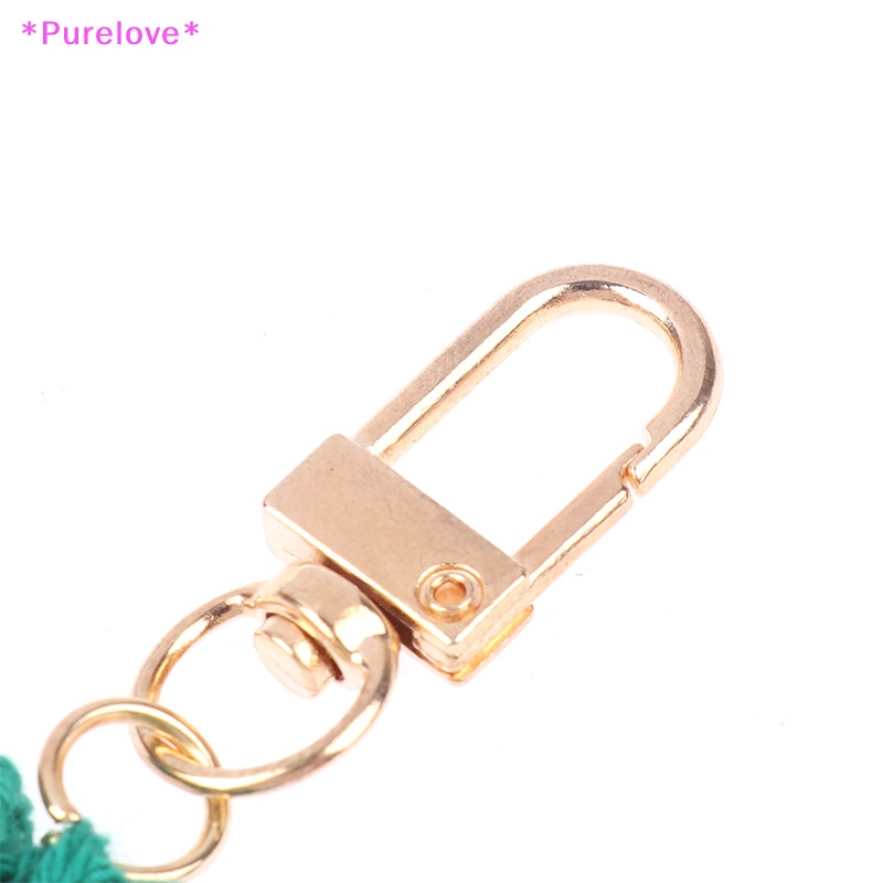 Móc Chìa Khóa Xe Hơi Dệt Kim Thủ Công Hình Quả Cherry Dễ Thương Dành Cho Nữ Mới