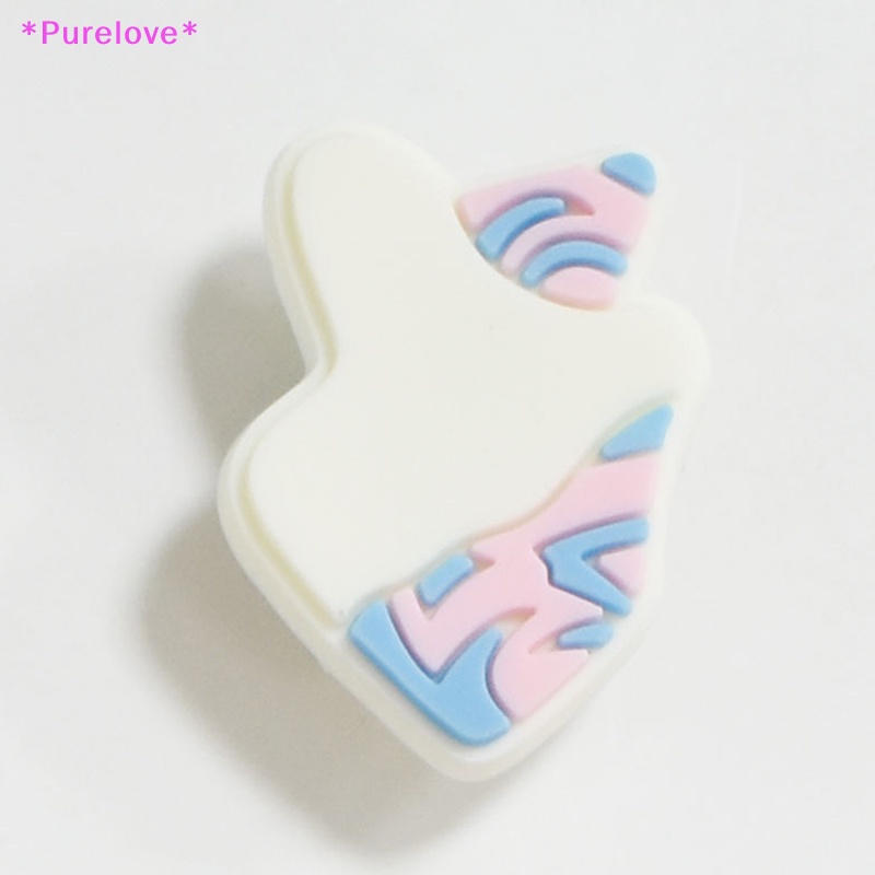 Set 7 Phụ Kiện Trang Trí Giày May Mắn Diy Bằng PVC Hình Hoa Và Ngôi Sao Dễ Thương Mới