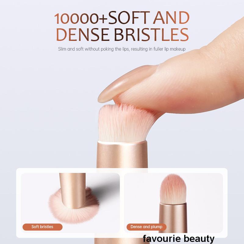 ✨✨Cọ Tô Son Môi Mini Tay Cầm Ngắn Có Nắp Đậy