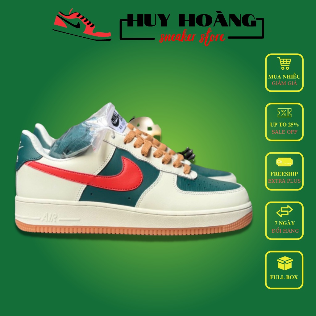 Giày thể thao AF1 trắng nam nữ đủ mẫu chuẩn 11 Full Box - Giày sneaker nam nữ AF1 Air Force 1 trắng cao cấp