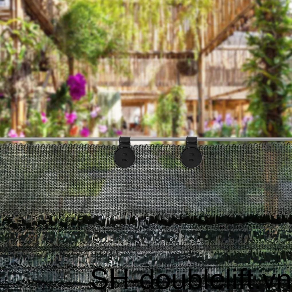 Set 50 Kẹp Cố Định Tấm Lưới Chống Nắng Có Thể Tái Sử Dụng Dùng Trong Nông Nghiệp / Ngoài Trời