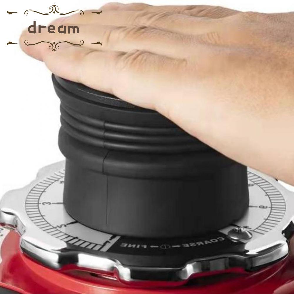 【DREAMLIFE】Grinder Cleaner Italian Coffee Silicone 78.5*73.5*70mm Bin Blowing Black