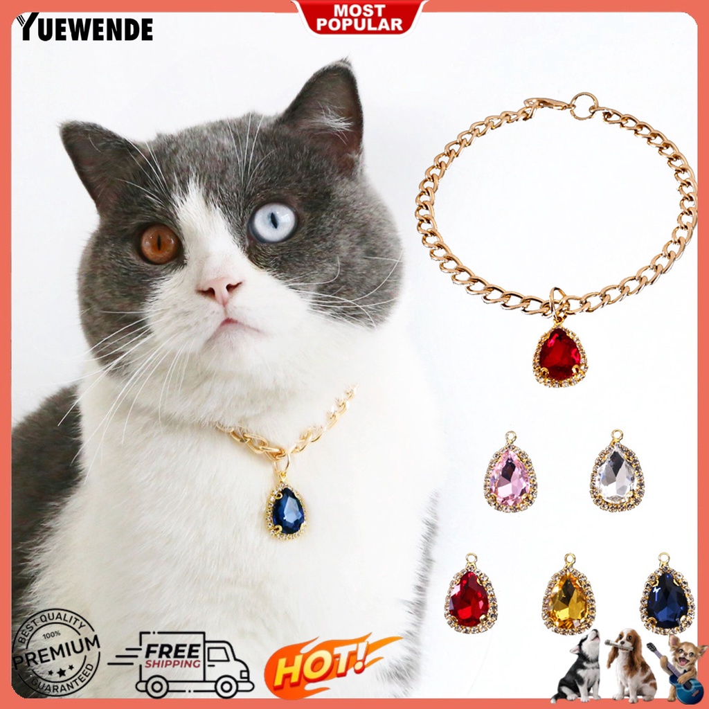 Vòng Cổ Bắt Mắt Đính Đá Resin Lấp Lánh Cho Thú Cưng