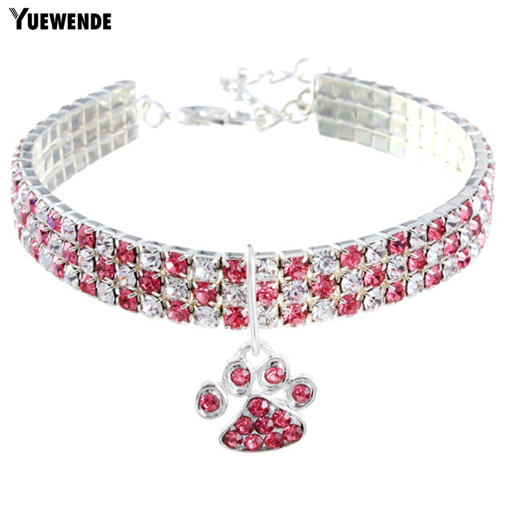 Vòng Cổ Đính Đá Bắt Mắt Thú Cưng YQ.E