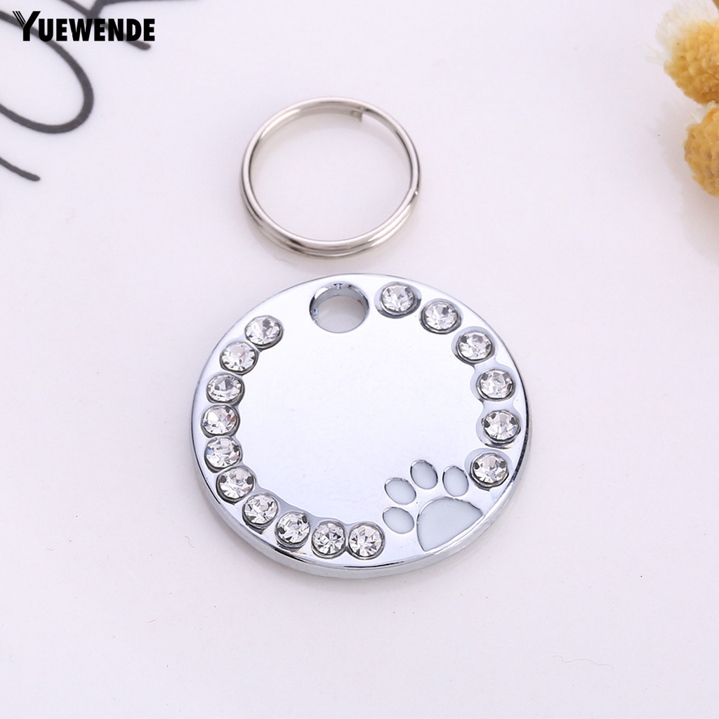 Thẻ ID Mini Bằng Kim Loại Chống Gỉ Trang Trí Cho Thú Cưng