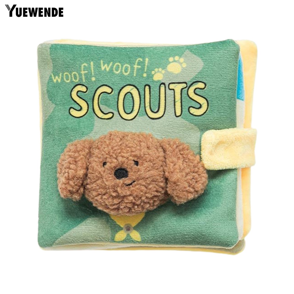 Sách Đồ Chơi YQ.E Mềm Mại Giảm Căng Thẳng Hiệu Ứng Âm Thanh Họa Tiết Hoạt Hình Dành Cho Thú Cưng