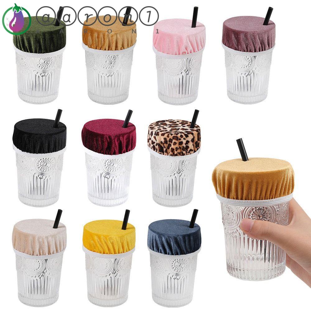 Aaron1 Nắp Đậy Cốc Nước Co Giãn Chống Thấm Nước Chống Trượt Tiện Dụng Khi Đi Tiệc