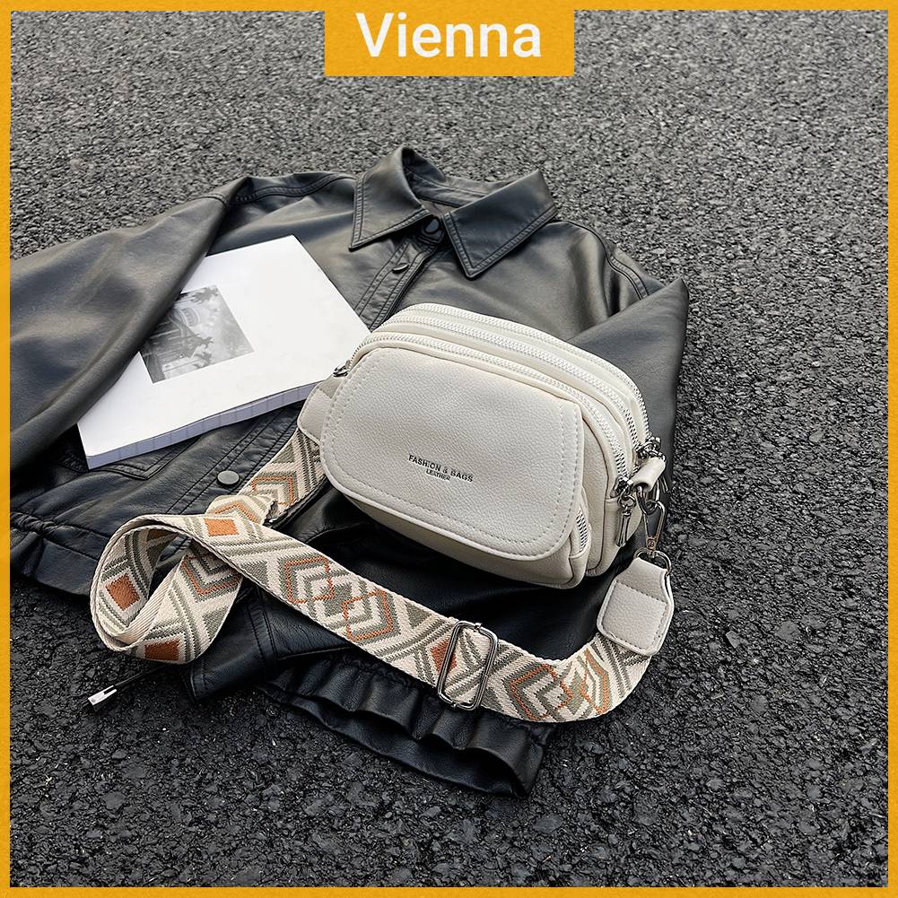 Túi Xách Da PU Dây Đeo Bản Rộng Thời Trang Cho Nữ