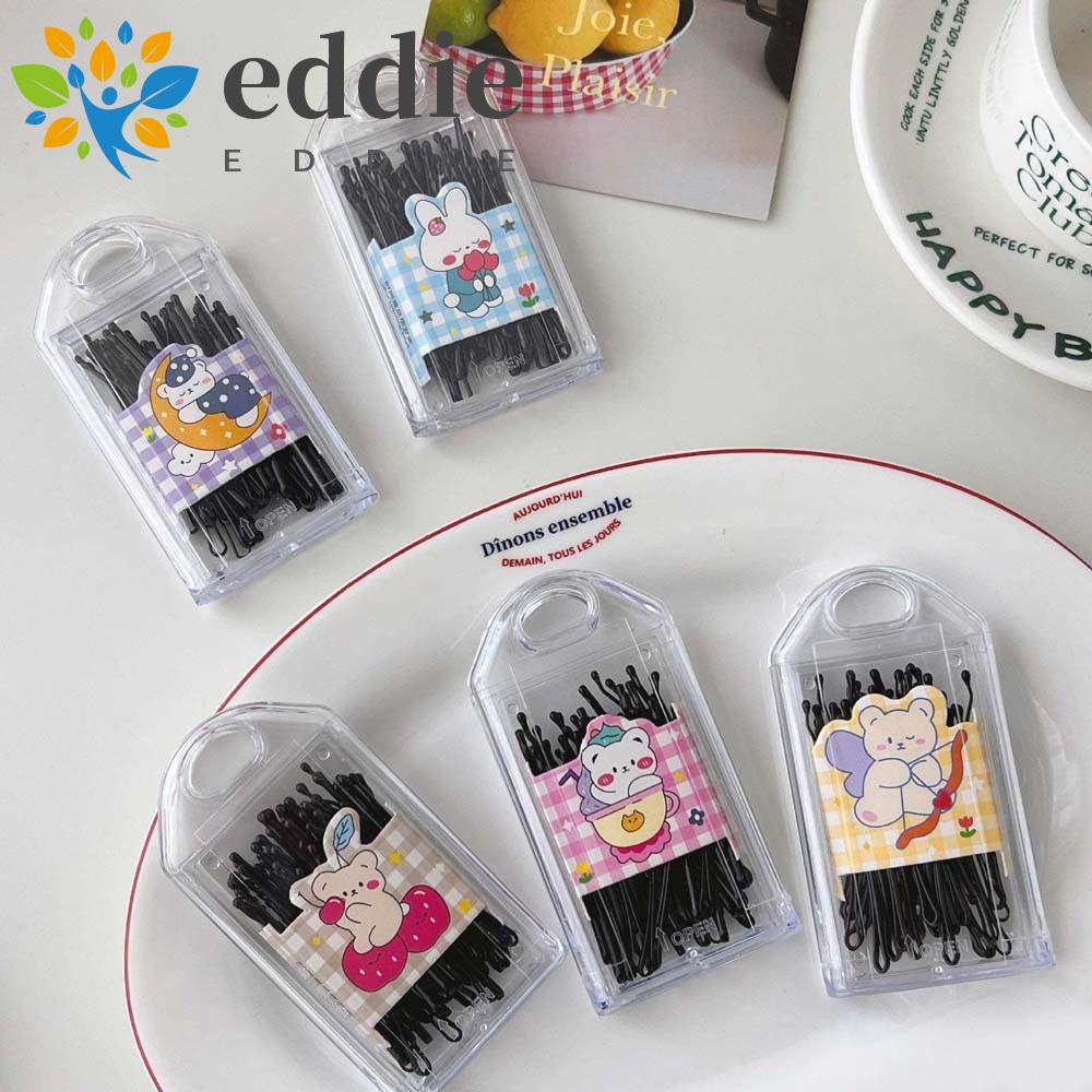 26EDIE Set 30 Kẹp Tóc Màu Đen Thời Trang Nữ