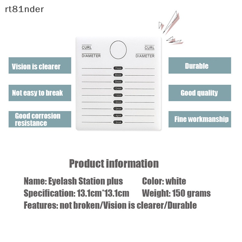 Khay Đựng Lông Mi Giả Kèm Giá Đỡ 2 Trong 1