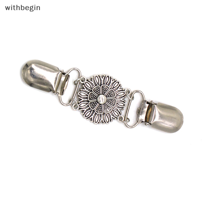 Kẹp Cài Khăn Choàng / Áo Khoác Cardigan Hình Hoa Đính Đá Phong Cách Cổ Điển Thời Trang Cho Nữ