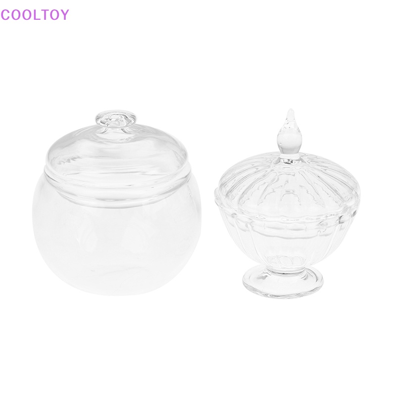 Hũ Thủy Tinh Đựng Kẹo / Món Tráng Miệng Mini Tỉ Lệ 1: 12 Trang Trí Nhà Búp Bê