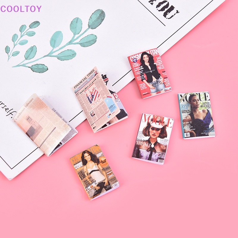 Cooltoy Mô Hình Cuốn Sách Mini Tỷ Lệ 1 / 6 Dùng Để Trang Trí Nhà Búp Bê   Hot!