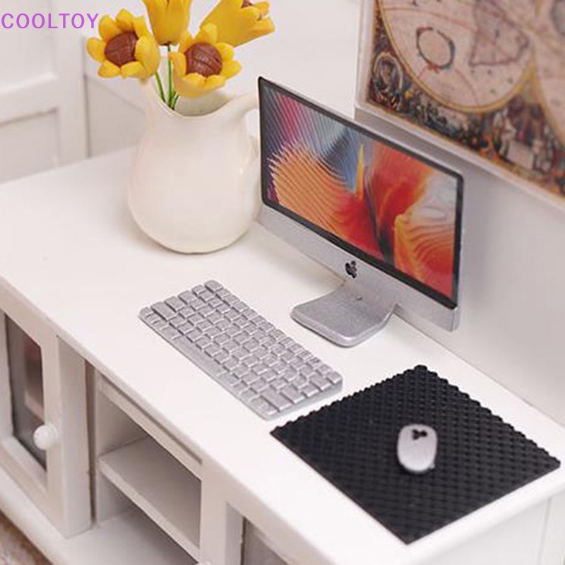 Cooltoy Bộ Máy Tính Đồ Chơi Búp Bê Cỡ 1 / 12