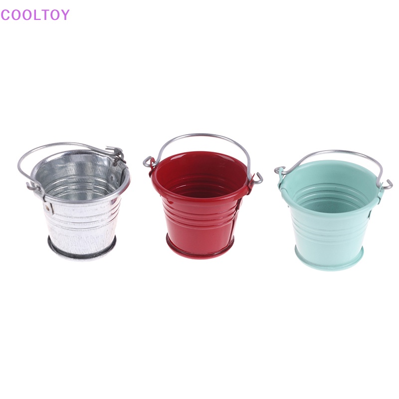 Cooltoy Xô Kim Loại Mini Trang Trí Nhà Búp Bê