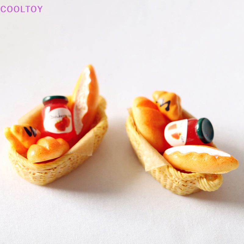 Set 5 Giỏ Bánh Mì Đồ Chơi Mini Cho Nhà Búp Bê