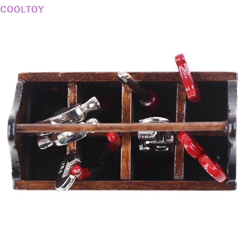 Cooltoy Bộ Dụng Cụ Kim Loại Trang Trí Nhà Búp Bê 1: 12