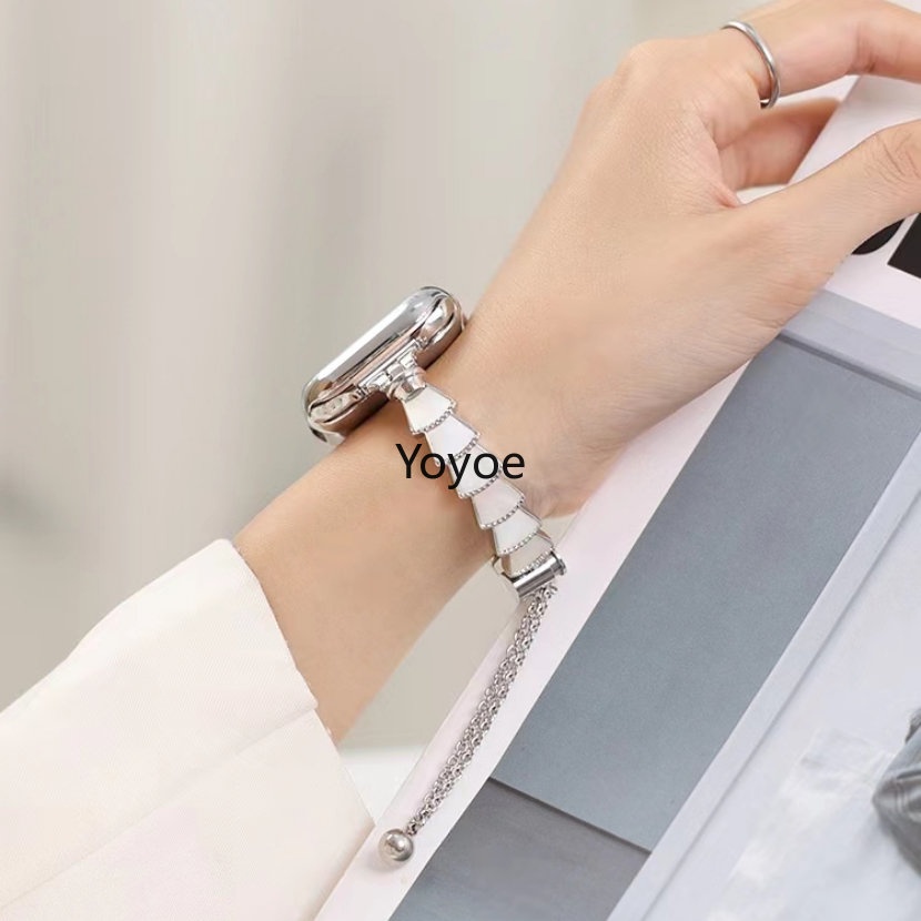 Dây Đeo Sang Trọng Cho Đồng Hồ Thông Minh Apple Watch 8 7 41mm 45mm 6 Se 5 4 3 iWatch Ultra 49mm 44MM 40MM 42MM 38MM