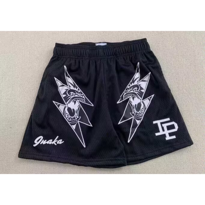 Inaka POWER Quần Short Thể Thao Dài Đến Đầu Gối Phong Cách Đường Phố Mỹ