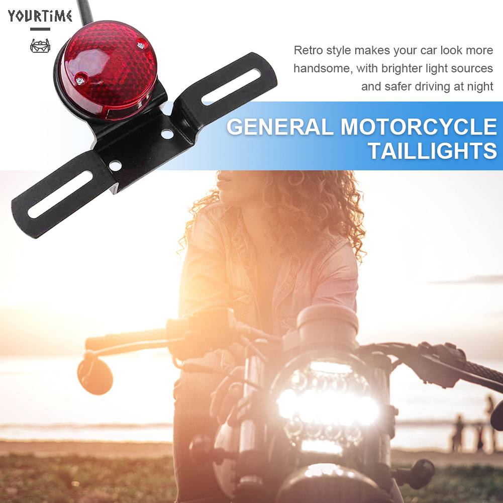 Đèn Chiếu Biển Số Xe Mô Tô 12V Phong Cách Retro