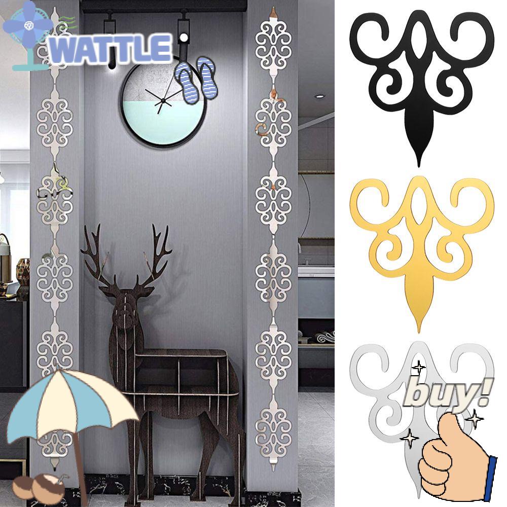 Bộ 10 Sticker Tráng Gương Bằng Acrylic Dùng Trang Trí Nhà Cửa