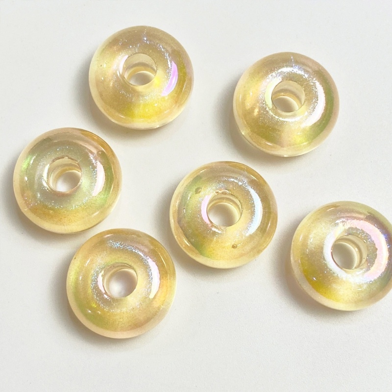 Chuỗi Hạt Tròn Dẹt Nhiều Màu Dùng Làm Đồ Thủ Công / Điện Thoại