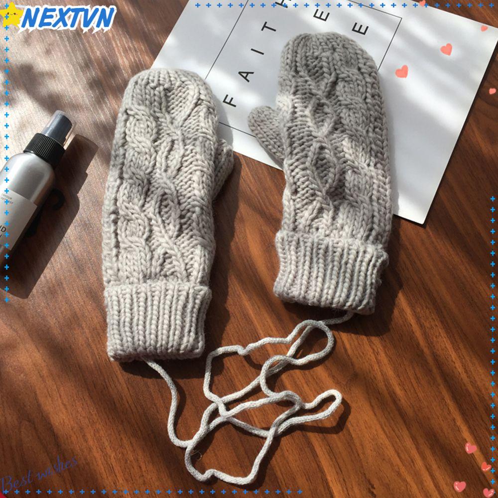 Găng Tay Len Mềm Mại Giữ Ấm Dành Cho Học Sinh