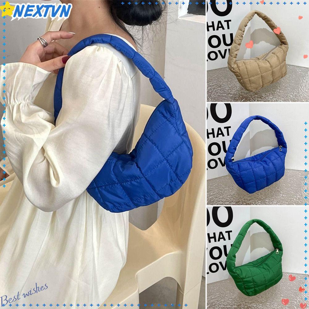 Túi Đeo Vai Họa Tiết Sọc Caro Thời Trang Mùa Đông