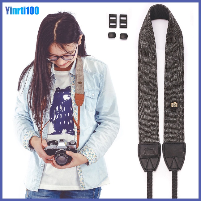 Dây Đeo Máy Ảnh Kỹ Thuật Số Yinrti Dslr Có Thể Điều Chỉnh Cho Nikon Canon Sony