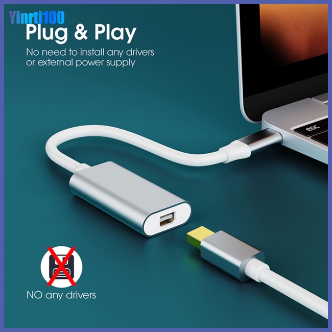 Cáp Chuyển Đổi Yinrti Dj1006 Usb C Sang Mini Dp 4k60hz Cho Macbook Pro 2016-2020 / air