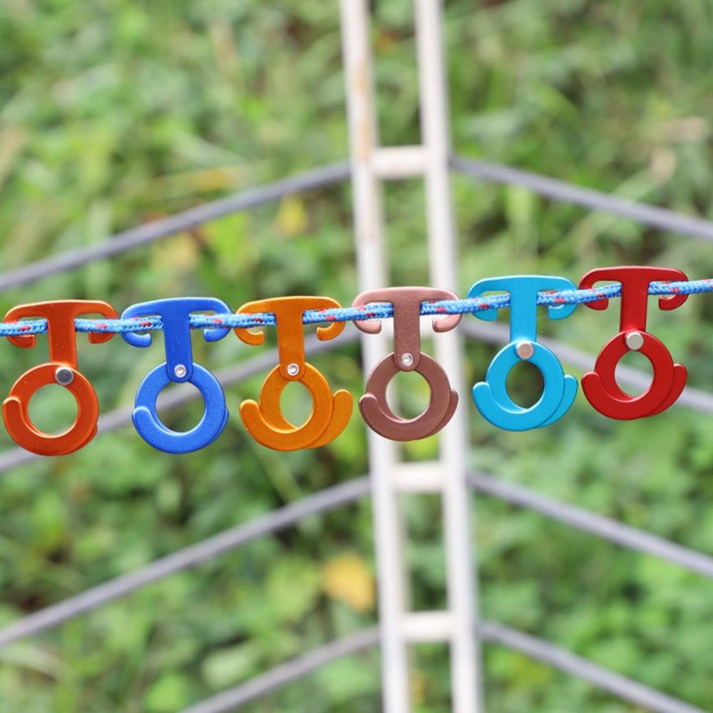 Set 2 Móc Treo Dây Thừng Cắm Trại Tiện Lợi