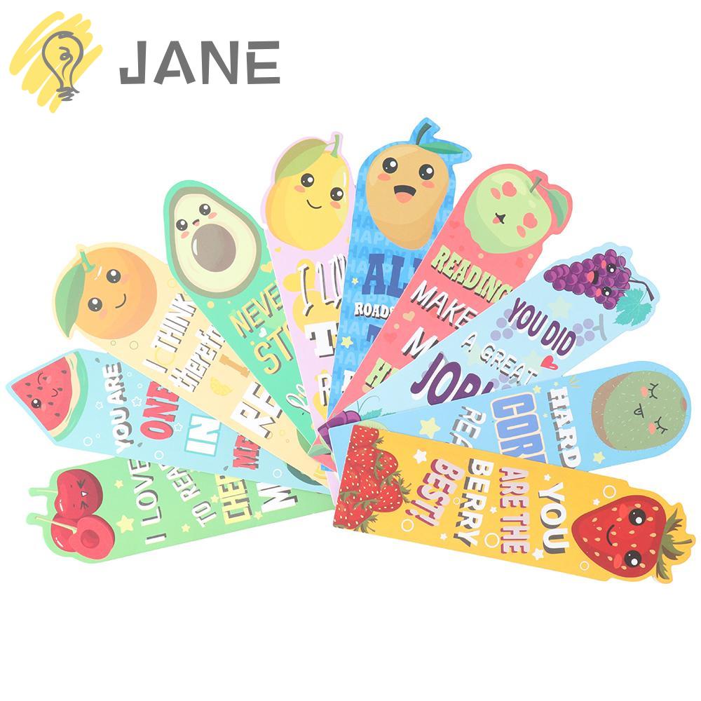 Set 30 Thẻ Đánh Dấu Trang Sách Bằng Giấy In Hình Đồ Ăn Sáng Tạo