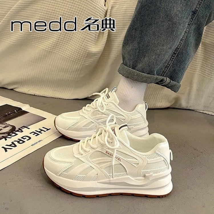 Giày Thể Thao Đế Dày Phối Lưới Thoáng Khí Thời Trang Mới Cho Nữ