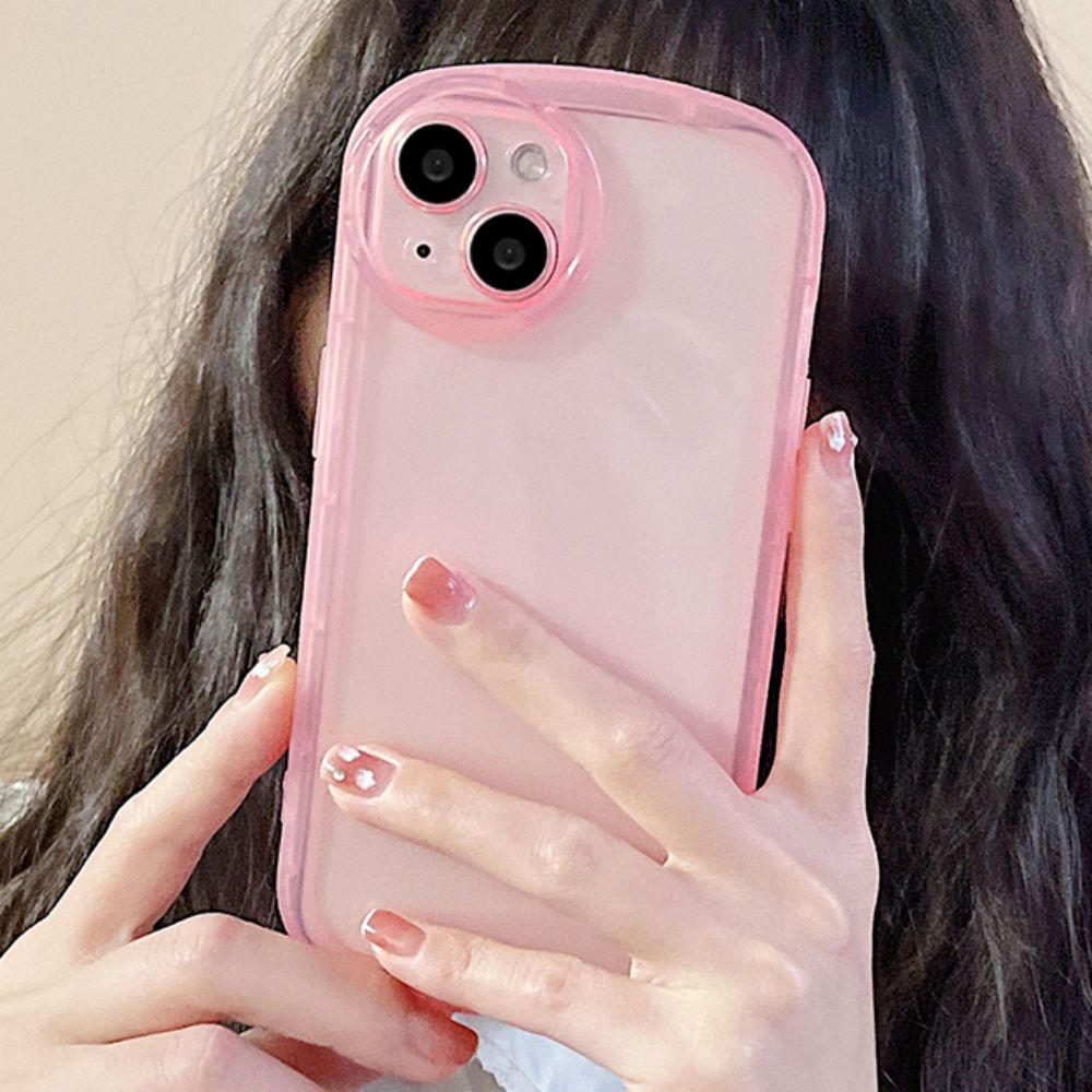 Ốp Điện Thoại TPU Mềm Trong Suốt Màu Trơn Chống Trượt Cho IPhone 11 14 13 12 Pro Max XS XR 7 8 Plus