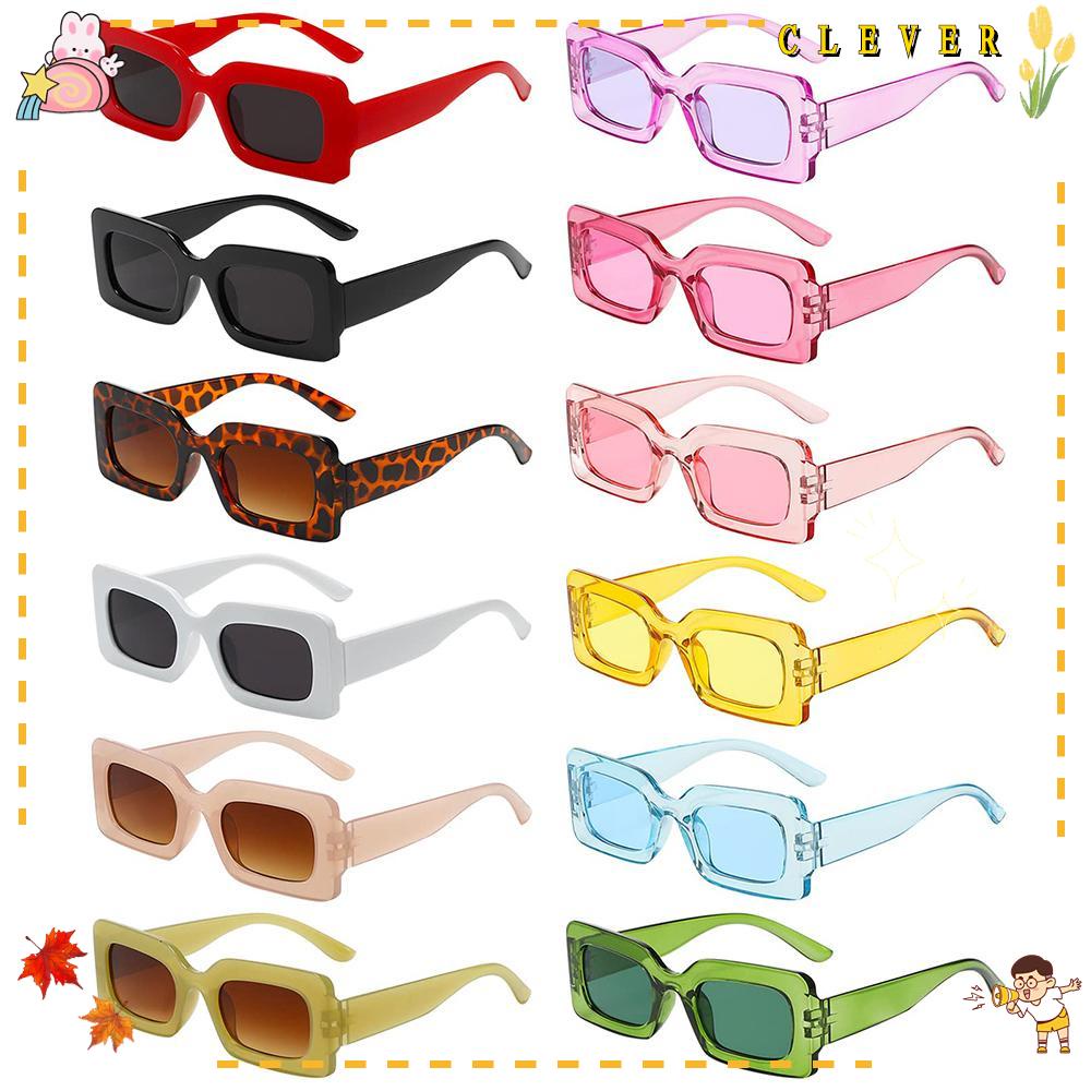 Kính Mát Tròng 90 's Chống Tia UV400 Hiệu Y2K Màu Sắc Ngọt Ngào Thời Trang Cho Nam Và Nữ