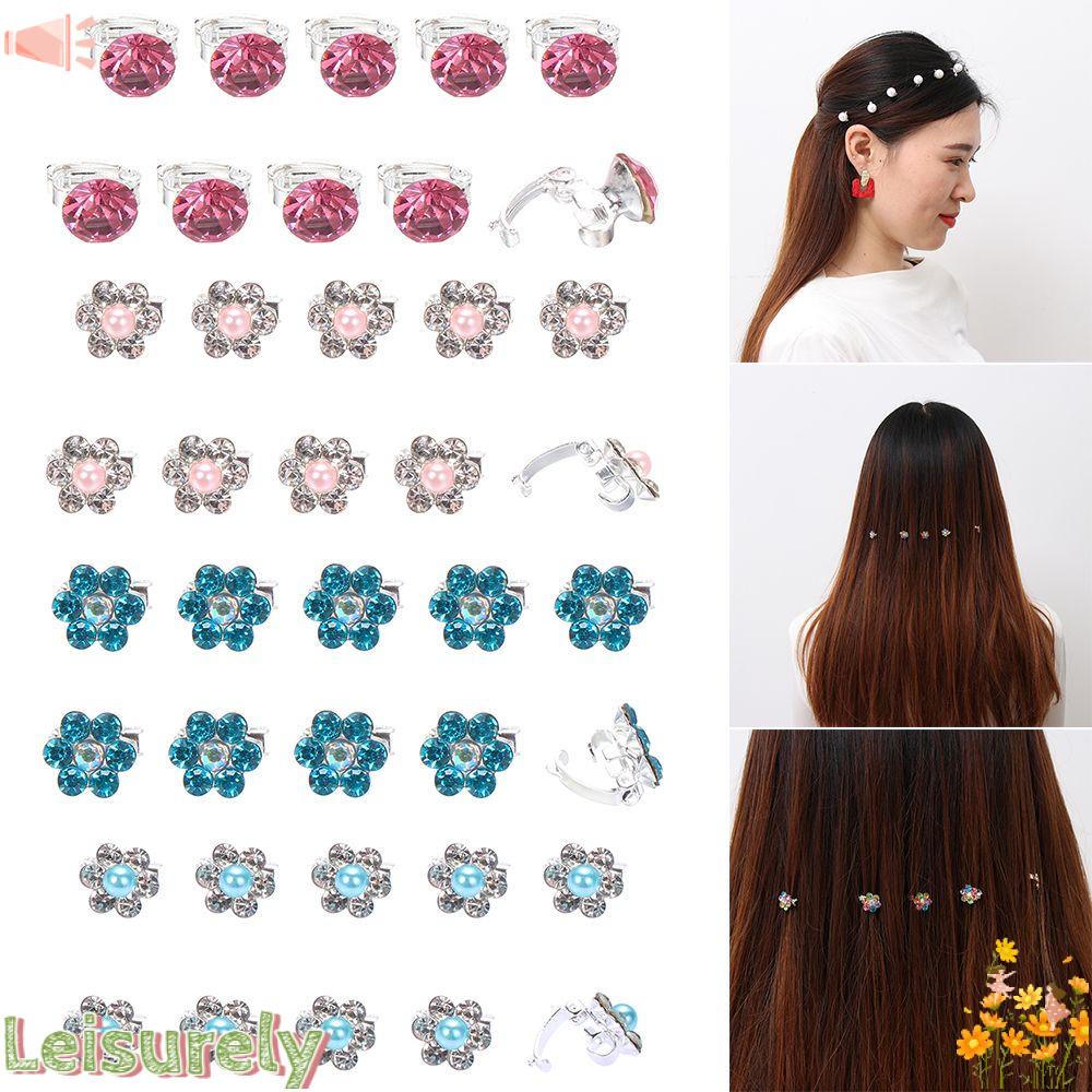 Leily 10 Cái / Lô|Phụ Kiện Cài Tóc Cô Dâu Đính Hoa Nhỏ Dễ Thương