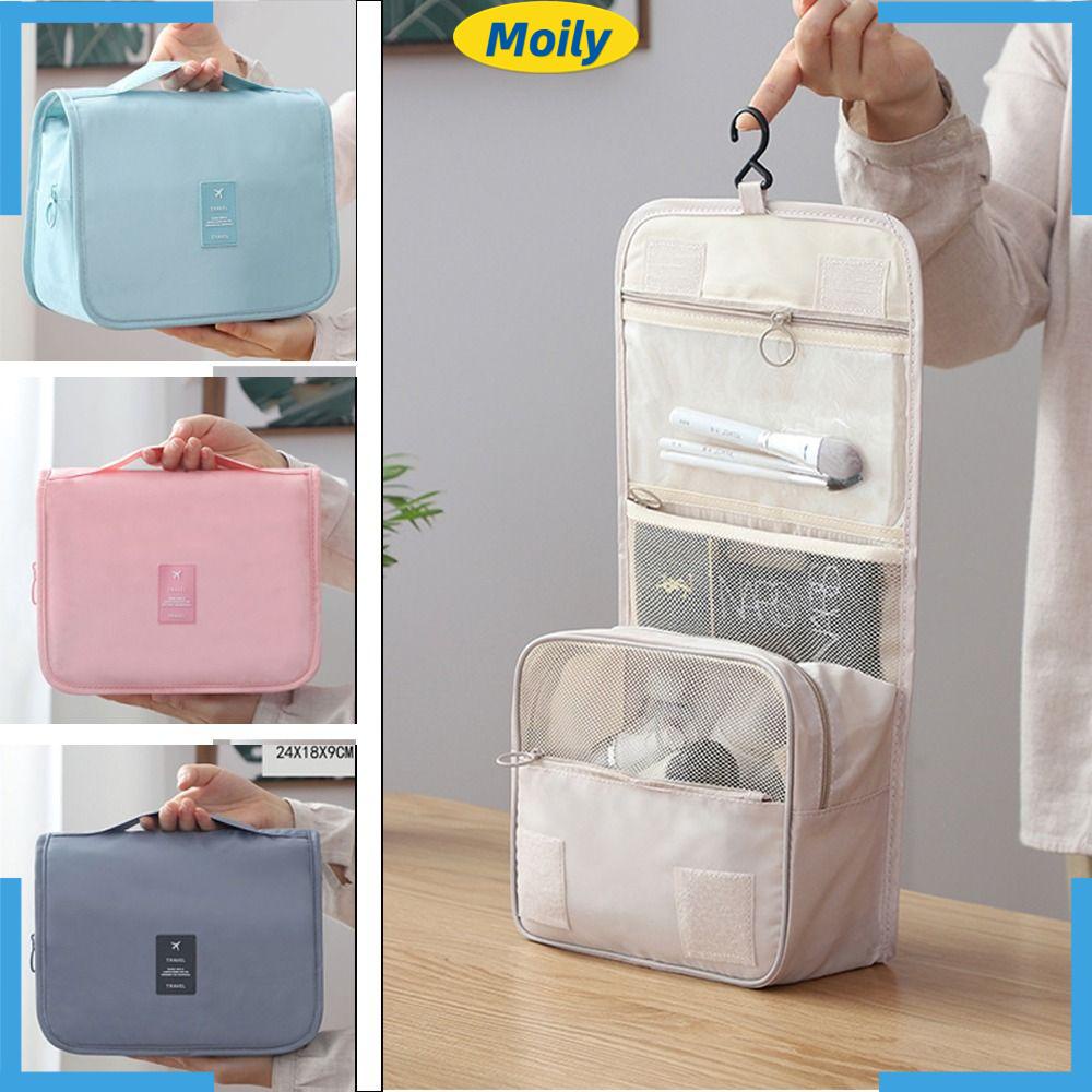 Túi Đựng Mỹ Phẩm Cỡ Lớn Chống Thấm Nước Có Móc Treo Tiện Dụng Mang Đi Du Lịch