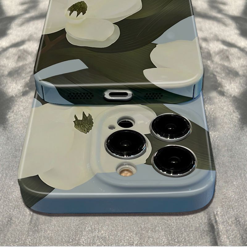 Ốp Điện Thoại Chống Sốc Họa Tiết Hoa Lê Đơn Giản Cho iPhone1211plus13 Apple max14pro78 6Inch