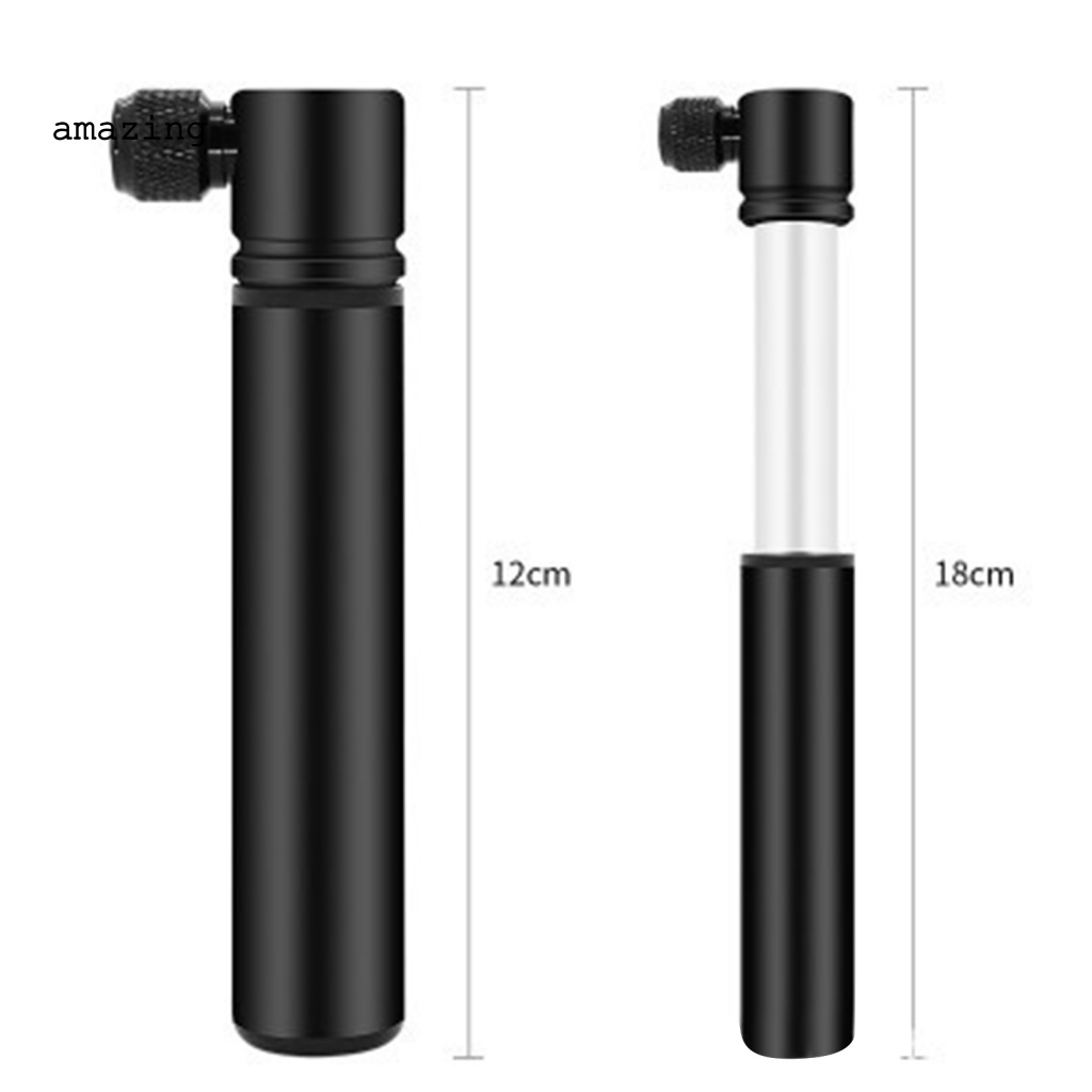 Ống Bơm Xe Đạp Mini Áp Suất Cao Di Động Tiện Dụng